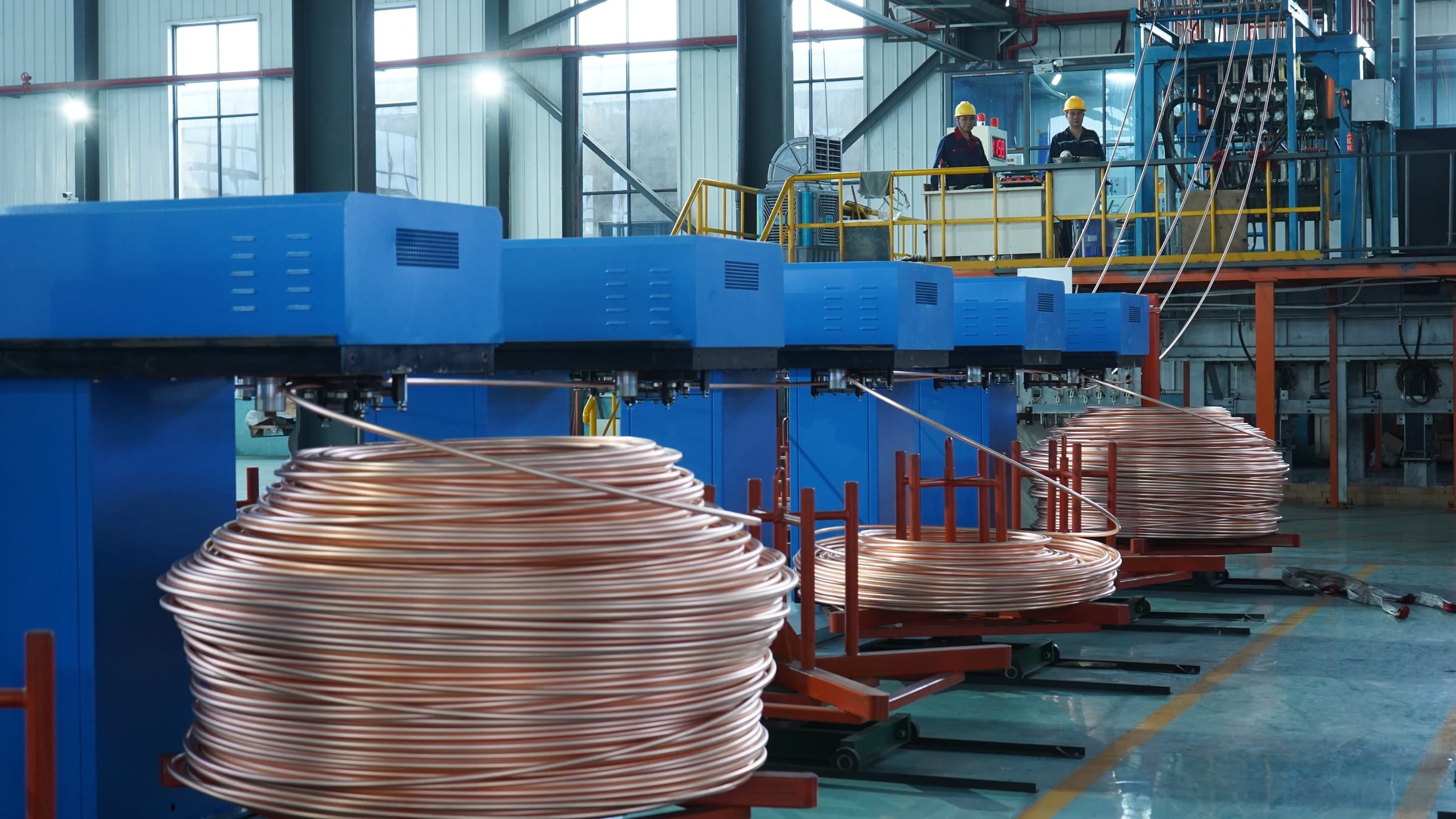 Industrial facility scene supporting sustainable operations and compliance.